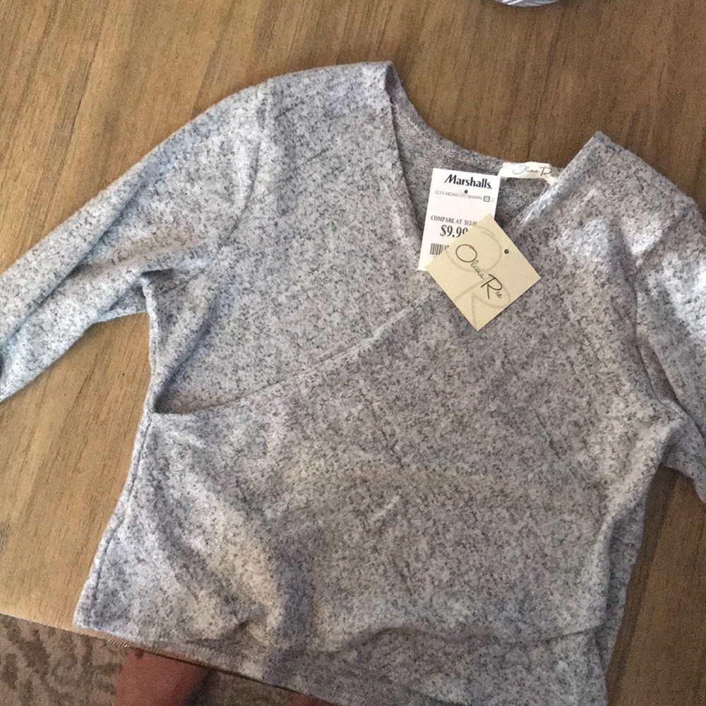 Sweater crop top